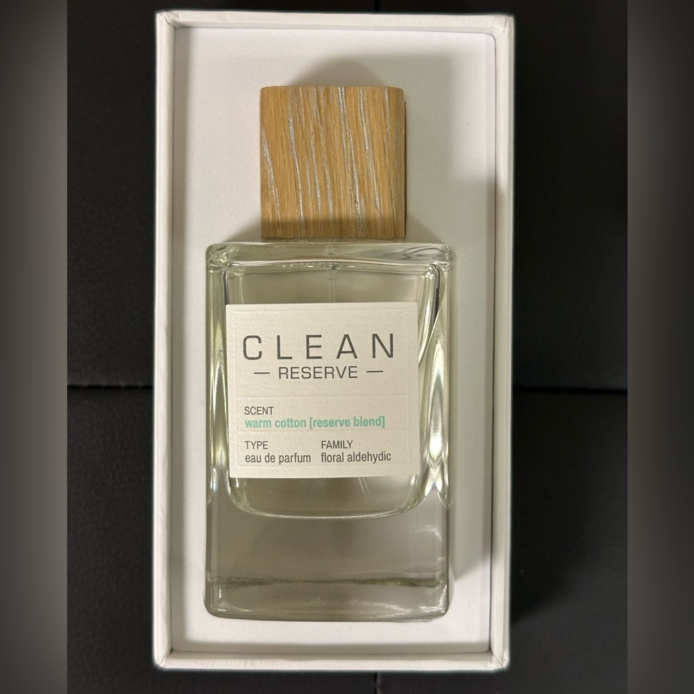 CLEAN RESERVE WARM COTTON 3.4 OZ EAU DE PARFUM SPRAY (BRAND NEW IN BOX) - Picture 3 of 4
